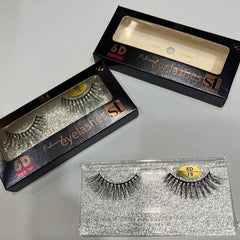 6D False Mink Eyelashes, Pack of 2