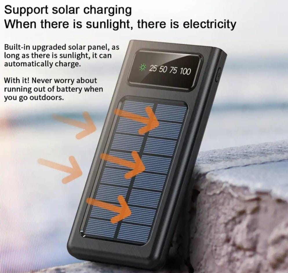 SOLAR CHARGER 1000mah Outdoor Portable Power Bank